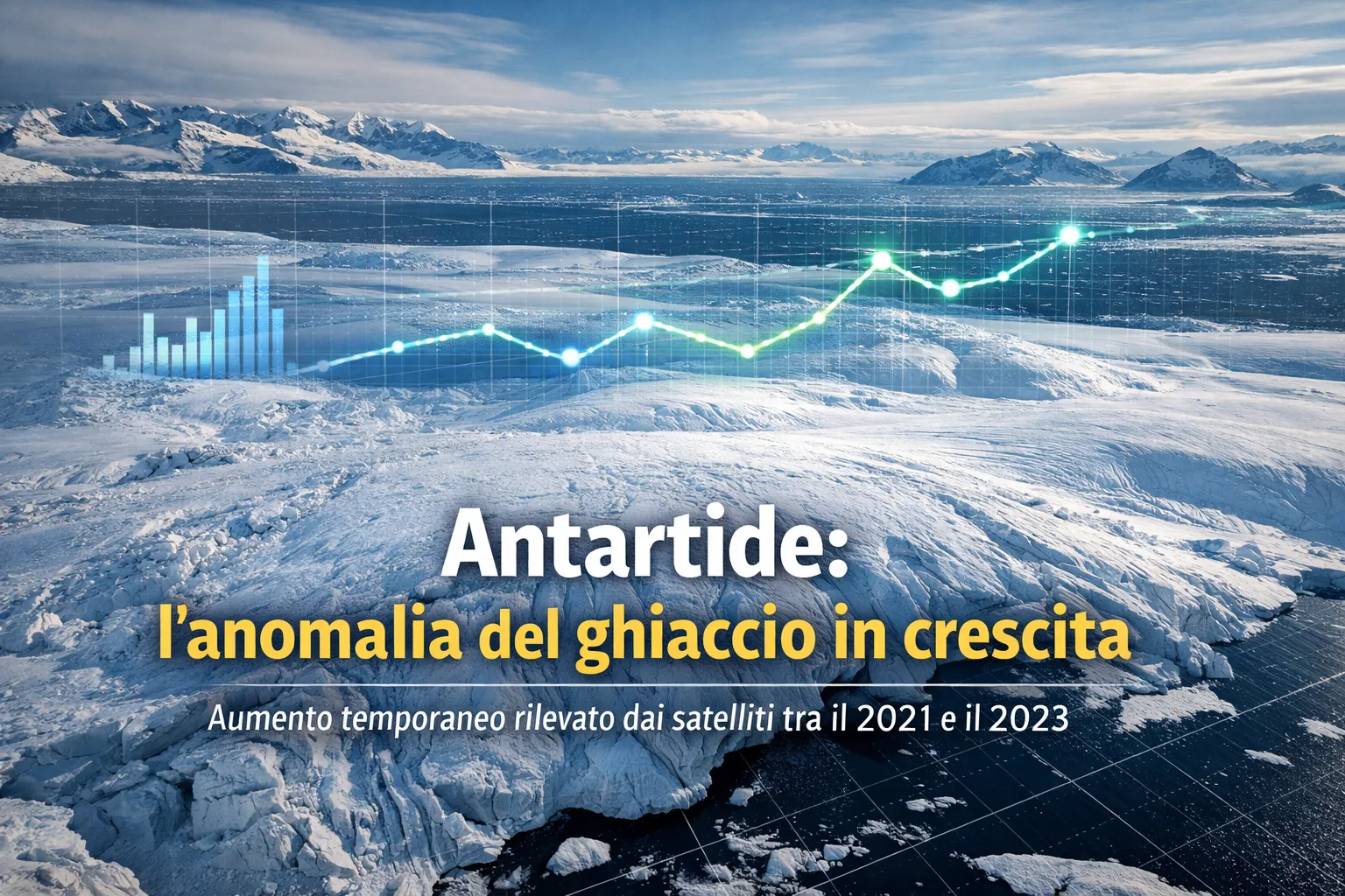 Antartide, il ghiaccio cresce per un attimo: cosa raccontano davvero i dati satellitari